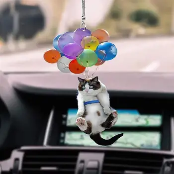 Avto Obesek Živali Obliko Balon Mačka Avto Notranje Opreme, Ki Plujejo Pod Viseči Okras Doma 2021 Najnovejši