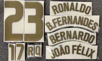2020 Portugalska Ronaldo Nameset Joao Felix B. Fernandes Bernardo Prnting Prilagodite Poljubno Ime, Številko Nogomet Značko Obliž