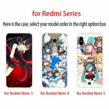 Silikonsko Ohišje Za Xiaomi Redmi 9a člen 8a, 7a Opomba 10 9 8 7 Pro Max 10s 9s 8t 5G Kritje Anime Akame Ga Ubil