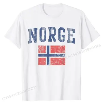 Norge Zastavo Norveška Norveški Doma, Ljubezni, Družine T-Shirt Smešno Meri T Srajce Bombaža Moške Vrhovi & Tees Po Meri