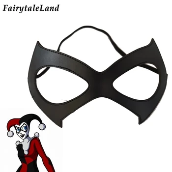 Superheroj Dodatki Rdeče Oči Masko Bat Joker Masko Cosplay Nightwing Črna Očala Umetno Usnje Eyeshade