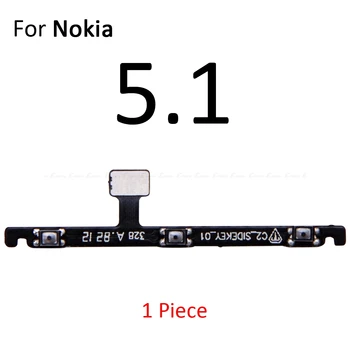 Stikalo Vklop IZKLOP Izklop Tiho Gumbom za Glasnost Traku Flex Kabel Za Nokia 5.1 3.1 Plus 2 2.1 2.2 3 3.2 4.2 5 Zamenjava