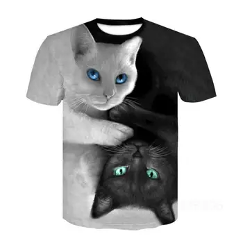 Mačka Ragdoll Kratek Rokav T -Shirt Pol Rokav 3d Natisnjeni T -Shirt Vrhovi Moški Ženske Otroci Hišne T -Shirt Azijskih Velikost 6xl