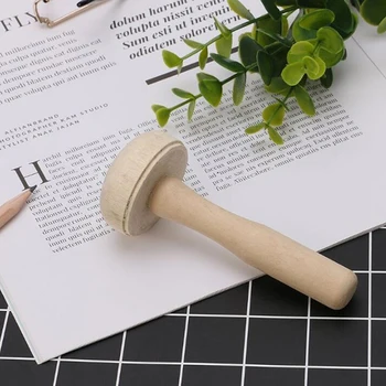 2021 Vroče Prodaje Lesene Gobe Roller Papir Printing Ink Drgnjenje Uporabo Umetnostne Obrti Grafične Orodje
