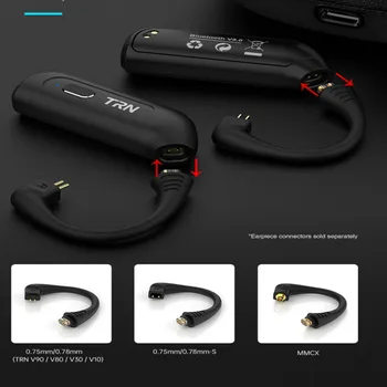 TRN BT20S PRO Slušalke Bluetooth Nadgradnjo Kabel za Brezžične TWS Bluetooth Slušalke Kabel APT-X Binaural Bluetooth Slušalke & Slušalke