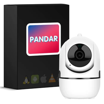 Pandar Android 2G multimedijski predvajalnik, brezžični IP dome Notranja Pan nagib za otroka WiFi kamera