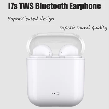 I7s Tws Bluetooth Slušalke Šport Brezžične Slušalke Slušalke Čepkov S Polnjenjem Stroki, za Xiaomi Huawei Samsung Apple iPhone