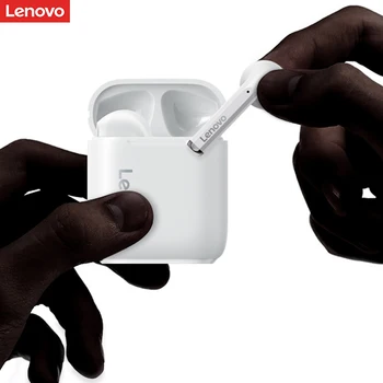 Lenovo LP2 TWS Bluetooth 5.0 Slušalke Brezžično Polnjenje Box Slušalke Stereo Slušalka Mini Slušalke Z Mikrofonom za iOS/Android