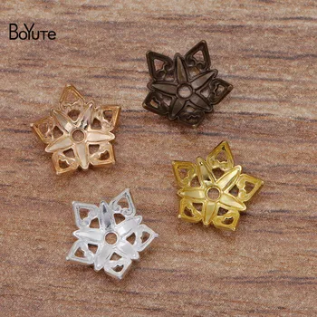 BoYuTe (200 Kosov/Veliko) 9 MM Kovinski Medenina Star Noge Kape Diy Ročno Izdelan Nakit Materiali za Izdelavo Debelo
