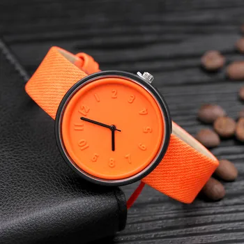 Unisex Preprosta Modna Število Quartz Ure Platno Pas za Zapestje Watch Minimalističen Dame Moda Kovinski Uro Priložnostne Preprost reloj