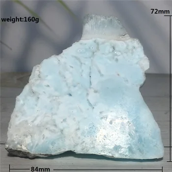 Naravni Larimar Quartz Crystal Zbirka Darilo Doma Oprema Izdelki Reiki Zdravilna Mineralna Vzorcev Geode Voog Vzorec
