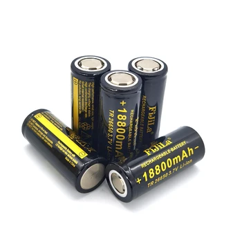 Nov Visoka Zmogljivost 26650 18000mAh Li-ionska Baterija za Polnjenje Lii-50A 3,7 v 26650 baterije za Svetilko 20A nove pakirne