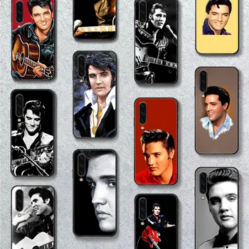 Elvis Presley Telefon Primeru Pokrovček Za Samsung Galaxy A10 A11 A20 E A21 A30 A40 A50 A51 A70 A71 A81 S črno Nazaj Trend Etui 3D