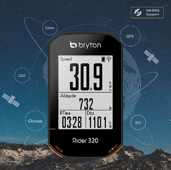 Bryton Rider 320 bicicleta GPS, GPS computadora 4 satelitski ANT + Bluetooth, Bryton rider 420