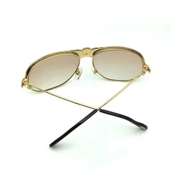 Visoka Kakovost Luksuzne blagovne Znamke oblikovalec ženska sončna očala carter očala ženske diamond sunglass rehinestone pol rimless zlati okvir