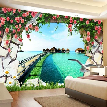 Pokrajina živalske vrste tapiserija, dekoracijo Sten visi krpo Doma spalnica postelji v ozadju krpo Umetnosti steno krpo umetnost slikarstvo
