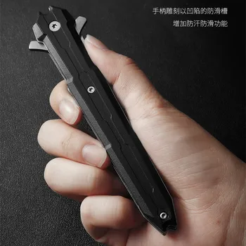 Žep Fiksno Rezilo Noža Black Folding Nož za Kampiranje, Lov Vojaške Preživetje EOS Nož Taktične Orodja