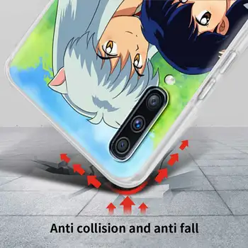 Prosojen Ohišje za Samsung Galaxy A51 A71 A21s A31 A41 A11 M31 M30s M51 Mehka Mat Telefon Kritje Sac Inuyasha Anime