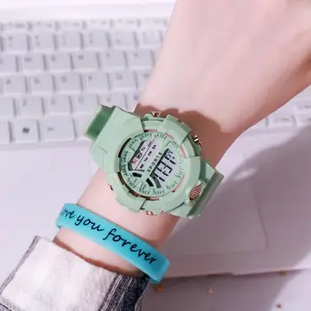 Šport Digitalni Ženske Ure Silikonske Watchband Priložnostne Pazi Za Moške Elektronska Ura Nekaj Darilo ročno uro Reloj hombre Mujer