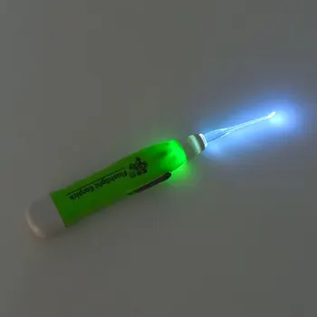 Iz nerjavečega Jekla Tonzil Kamen Odstranjevalec Orodja LED Luči Uho Vosek za odstranjevanje barve Irrigator Brizgo Čisto Nego Orodje