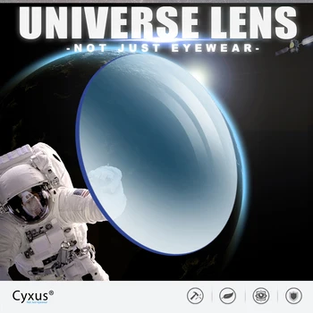 Cyxus Recept leče Daljnovidnost Kratkovidnost Anti Modra svetloba Protiodsevni Sevanja Objektiv Optični objektivi 1.56 1.61 1.67