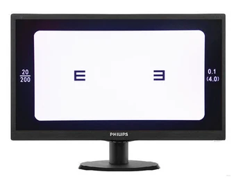 Očala Optometer naprave 21,5-palčni LED LCD visual meter zaslon projektorja projektor korekcijo vida zaslon Philips