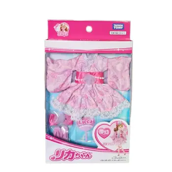 TAKARA TOMY Anime Številke Licca Lutka Cosplay Dressup Kawaii Oblačila Pribor za ponovno Polnjenje Pack Princesa Dekle Igrati Hiša Igrača