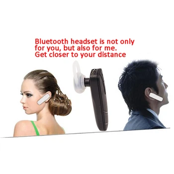 Brezžične Bluetooth Slušalke za V uho Eno Mini Slušalka za prostoročno telefoniranje Klic Stereo Glasbe, Slušalke z Mikrofonom za Pametni Telefoni