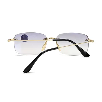 Zilead Rimless Očala Proti Blue Ray Očala Bifocals Presbyopic Očala Fahsion Comfotable Za Ženske, Moške Spolne +1.0+3.5+4.0