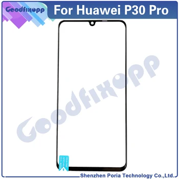 Za Huawei P30 Pro P40 Pro LCD-Zaslon na Dotik, Sprednji Zunanji Zunanji Objektiv Za Huawei P30Pro VOG-L29 P40Pro ELS-NX9 Glass Zaslon