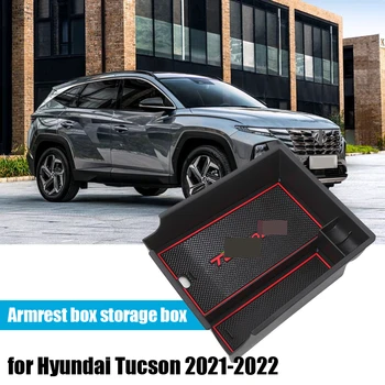 Za Hyundai Tucson NX4 2021 2022 avto armrest box škatla za shranjevanje spremembo skladiščenje in dodelavo notranjosti avtomobila