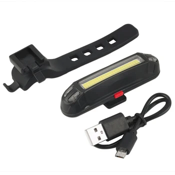 Izposoja Rep Lahka Nepremočljiva Kolo Zadnje Luči USB Polnjenje Kolo Rep Lučka Kolesarska Svetilka LED Gori Lučka za Varnost Opozorilo