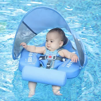 Mambobaby neprevodno-napihljivi Newborn Baby Pasu Float Leži Plavalni Obroč Bazen Igrače Plavati Obroč Plavati Trener Za Malčke Plavalci