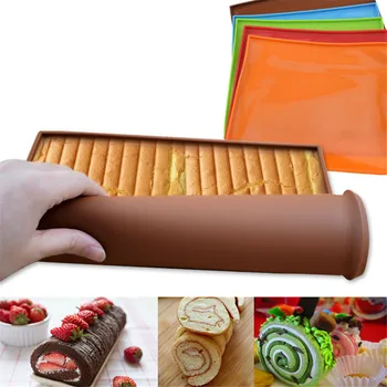Non-stick Silikonski Pečica Mat Peko Mat Peko Macaron Torto Pad Švicarski Roll Pad Bakeware Peko Orodje Torto Roll Mat