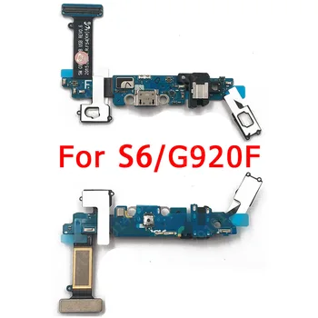 Original USB Charge Odbor za Samsung Galaxy S6 G920F Polnjenje Vrata PCB Dock Priključek Flex Plošče Vtičnico Zamenjava Rezervnih Delov
