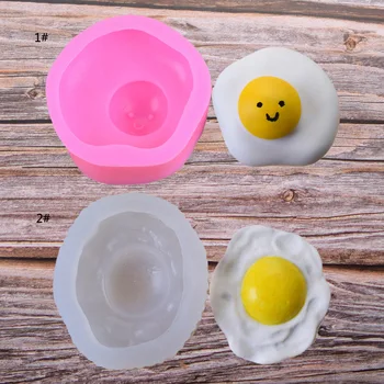Jajce Obliko Cvetlični Lonček Konkretne Modele Za Nakit Škatla Za Shranjevanje Cementa Silikonsko Plesni Jajce Omet Opečnih Plesni