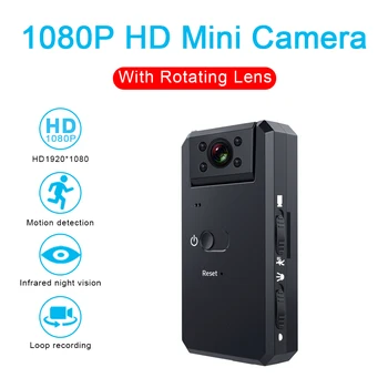 MD90 Mini Camcorder 1080P Kamera Night Vision Šport na Prostem DV Glas, Video Snemalnik Dejanje HD Kolo Kolo Diktafon