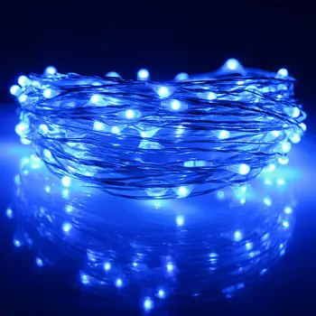 2M 5M 10 M Bakrene Žice LED Niz Luči Počitnice Božič Garland Lučka Pravljice luči za uporabo v Zaprtih prostorih Novo Leto svate, Dekoracijo