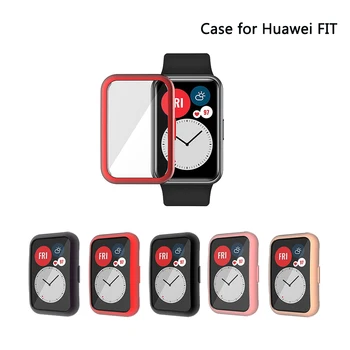Tpu Ohišje Za Huawei Watch Fit Zaščitna Primeru Zajema Zaščitnik Zaslon Smart Watch Dodatki