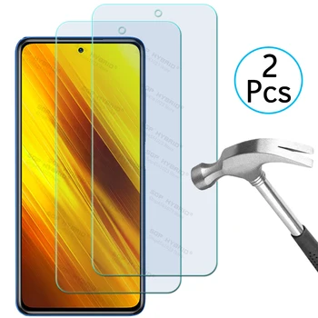 2 Listov Screen Protector Za Xiaomi Poco X3 NFC Svetlobe Kaljeno Steklo na Xiomi Xaomi Mi Pocophone x3 Pocox3 Globalni Različici Glas