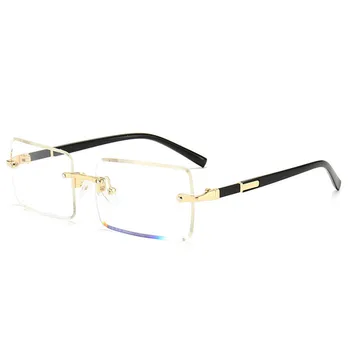 JASPEER Nov Pravokotnik sončna Očala Moških Rimless sončna Očala Ženske UV400 Vožnje Gradient Odtenkih Modnih Očal