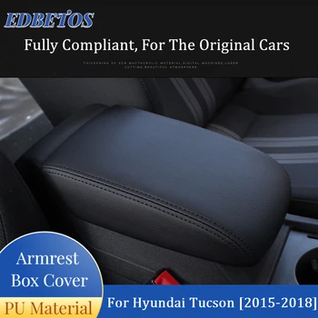 Avto Center Konzola Pokrov Tipke Za Hyundai Tucson-2018, Nepremočljiva Avto Naslonom Za Roke Varnostne Polje Pokrov, Usnje Auto Armrest Pokrov