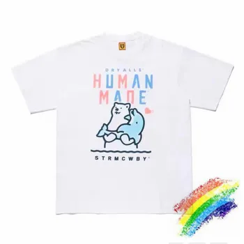 Človekove Narejen Polarni Medved Dolphin majica s kratkimi rokavi Moški Ženske Harajuku Vrh Tees T-shirt