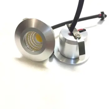 1 Stück 3W srebro telo LED Mini spot luči Einbauleuchte Krog verstellbarer kabinet Spot Deckenlampe 230 V LED-Schrankleuchte